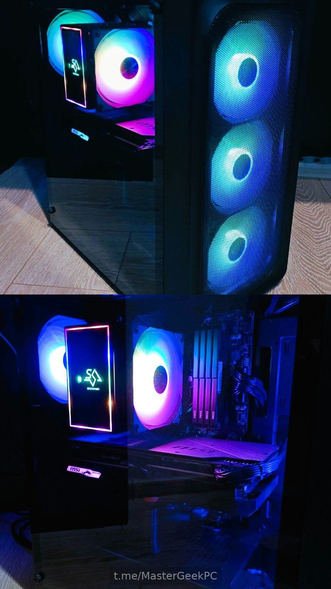 Игровая сборка MasterGeek с RGB-подсветкой. MasterGeek: ремонт, сборка и апгрейд ПК в Набережных Челнах.
