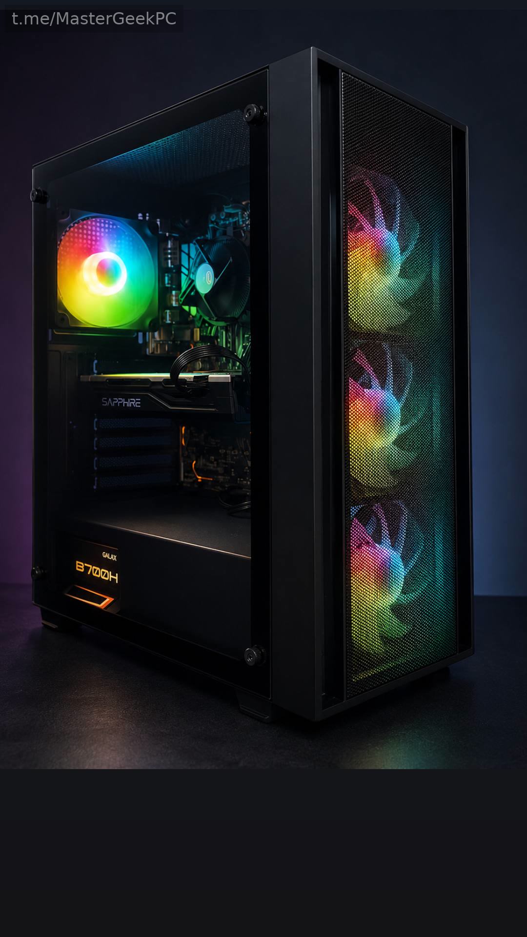 Компактная RGB-сборка. MasterGeek: ремонт, сборка и апгрейд ПК в Набережных Челнах.